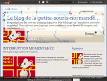 Tablet Screenshot of la-petite-souris-normande.com